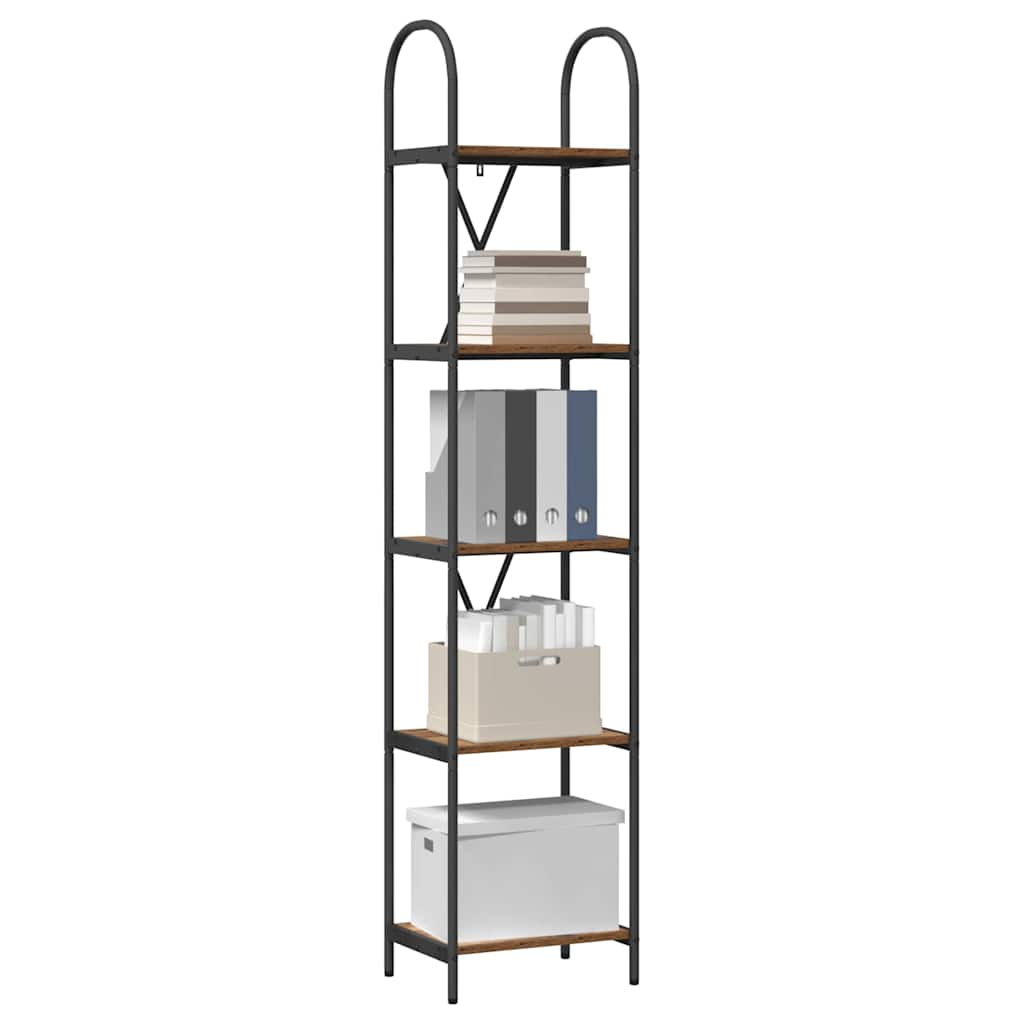 Bookshelf Old Wood 40 x 30 x 183 cm Engineered wood