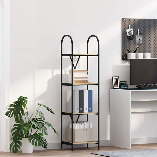 Bookshelf Sonoma Oak 40 x 30 x 146 cm Engineered wood