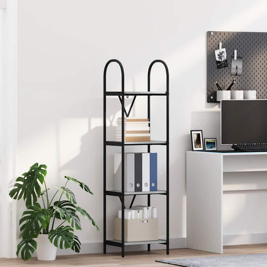 Bookshelf Grey Sonoma 40 x 30 x 146 cm Engineered wood