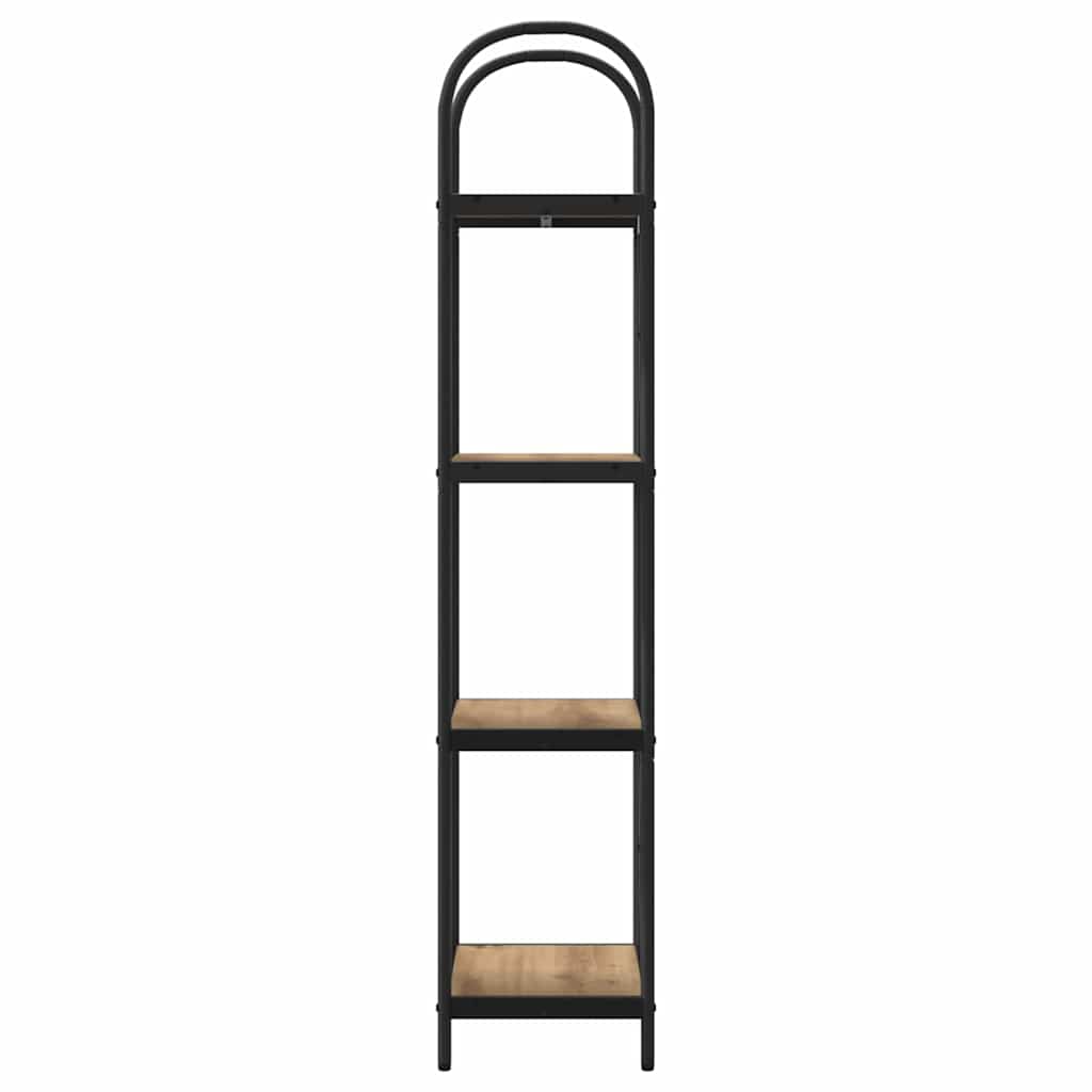 Bookshelf 4-Tier 40 x 30 x 146 cm Engineered wood Artisan Oak