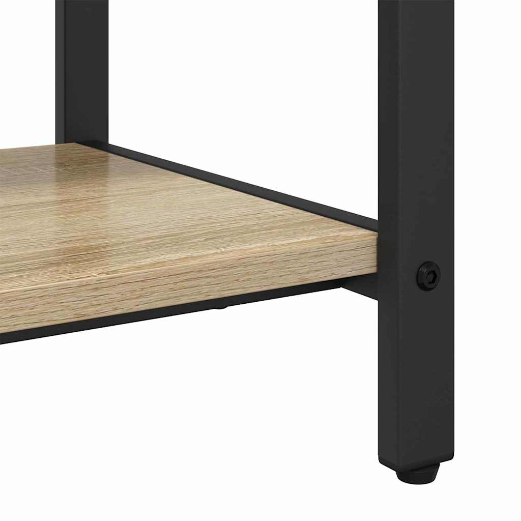 Coat Rack Sonoma Oak 95 x 34 x 184 cm Engineered wood