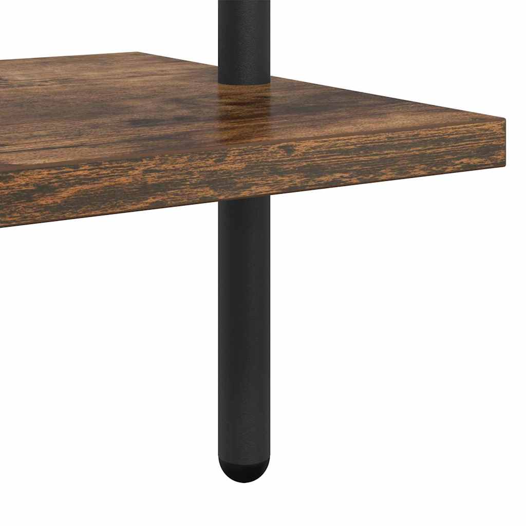 Bookshelf Smoked Oak 60 x 24 x 168 cm Engineered wood