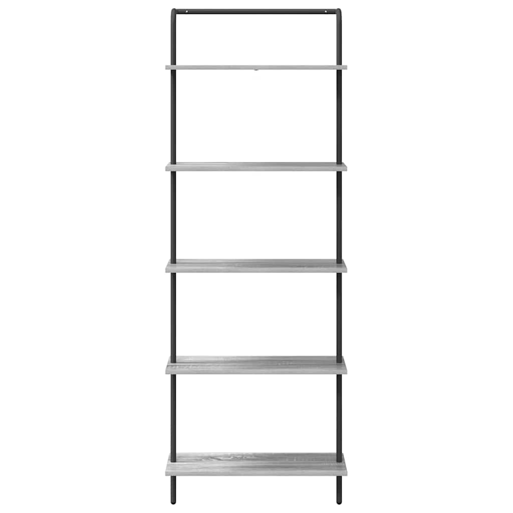 Bookshelf Grey Sonoma 60 x 24 x 168 cm Engineered wood