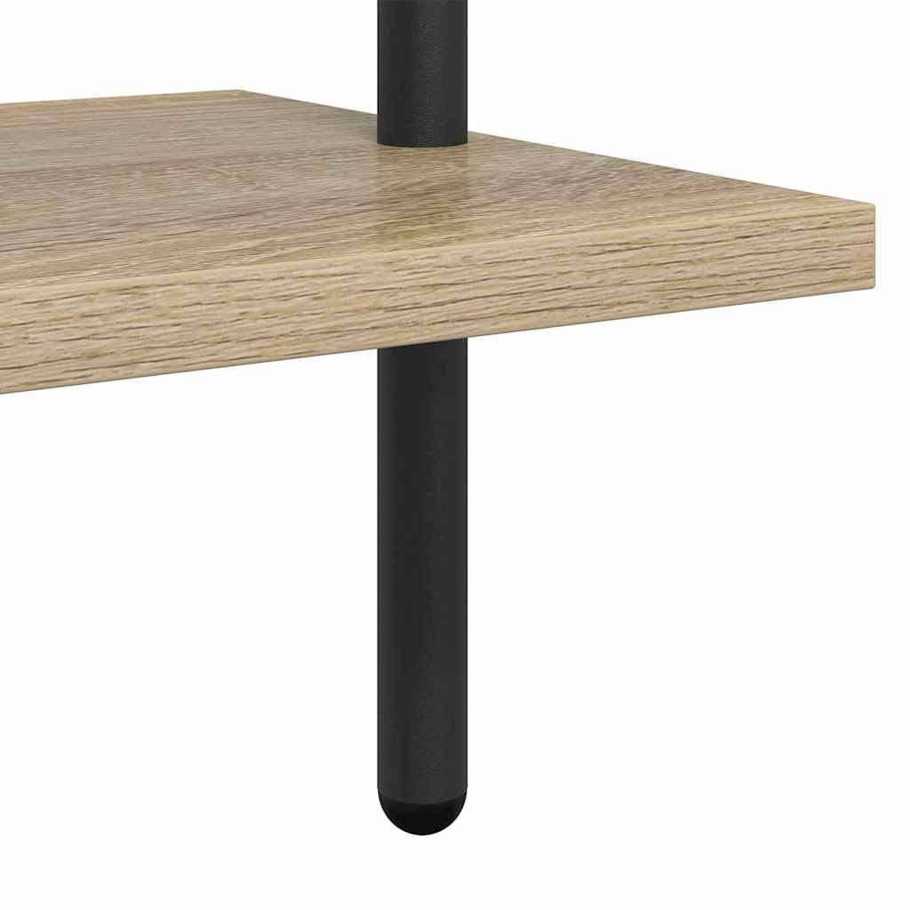 Bookshelf 6-Tier 60 x 24 x 203 cm Engineered wood Sonoma Oak
