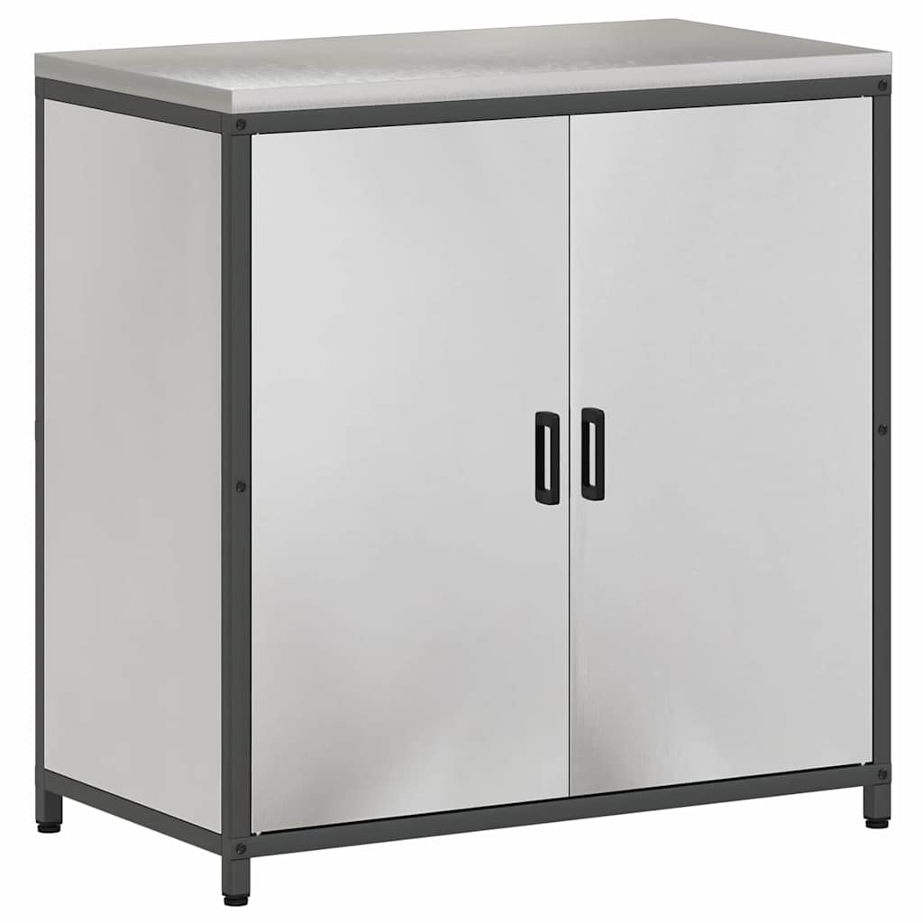 Kitchen Storage Set HATTEM 2 pcs Silver Stainless Steel