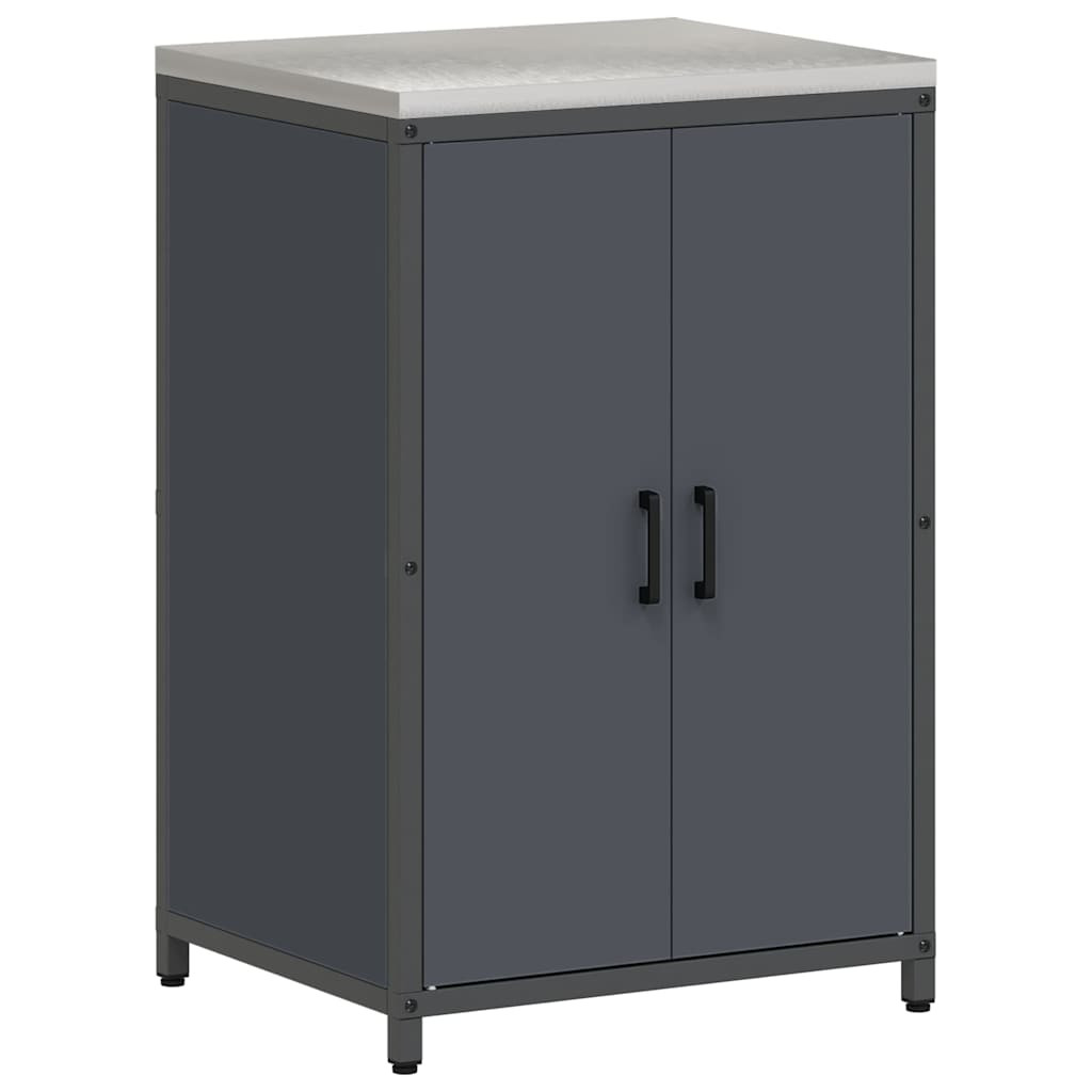 Kitchen Storage Set 2 pcs Anthracite Cold-rolled Steel