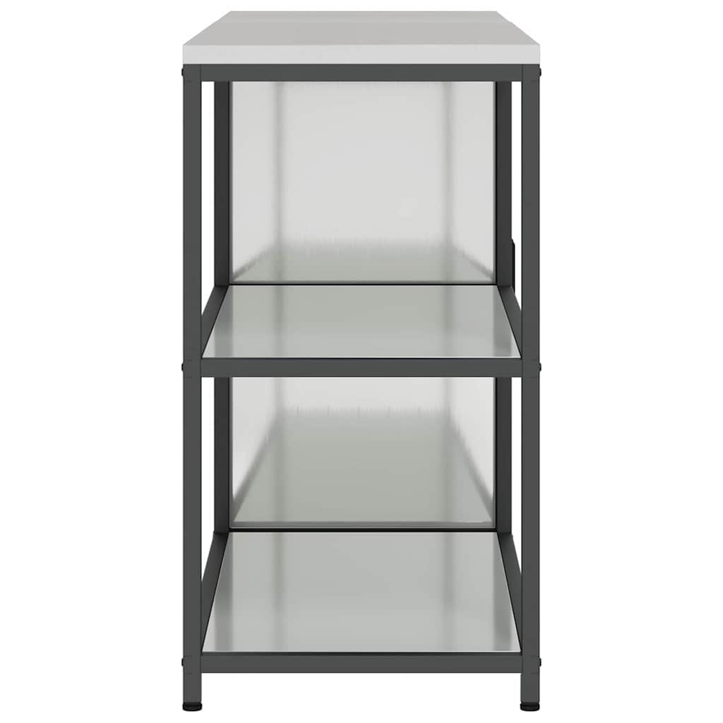 Kitchen Storage Set HATTEM 2 pcs Silver Galvanised Steel