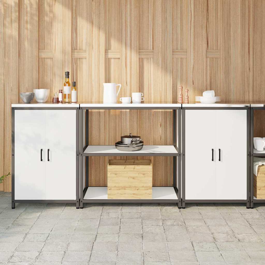 Kitchen Storage Set HATTEM 3 pcs White Cold-rolled Steel