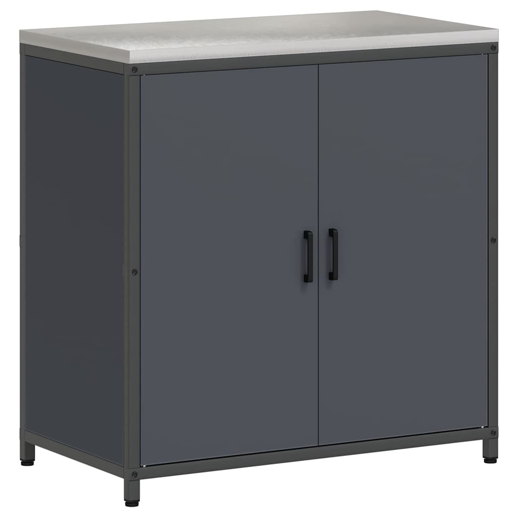 Kitchen Storage Set with Shelf Other 3 pcs Anthracite Steel