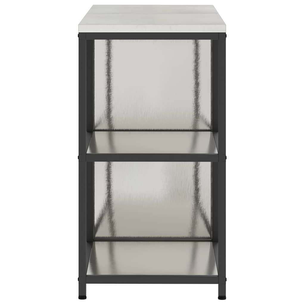 Kitchen Storage Set HATTEM 2 pcs Silver Stainless Steel