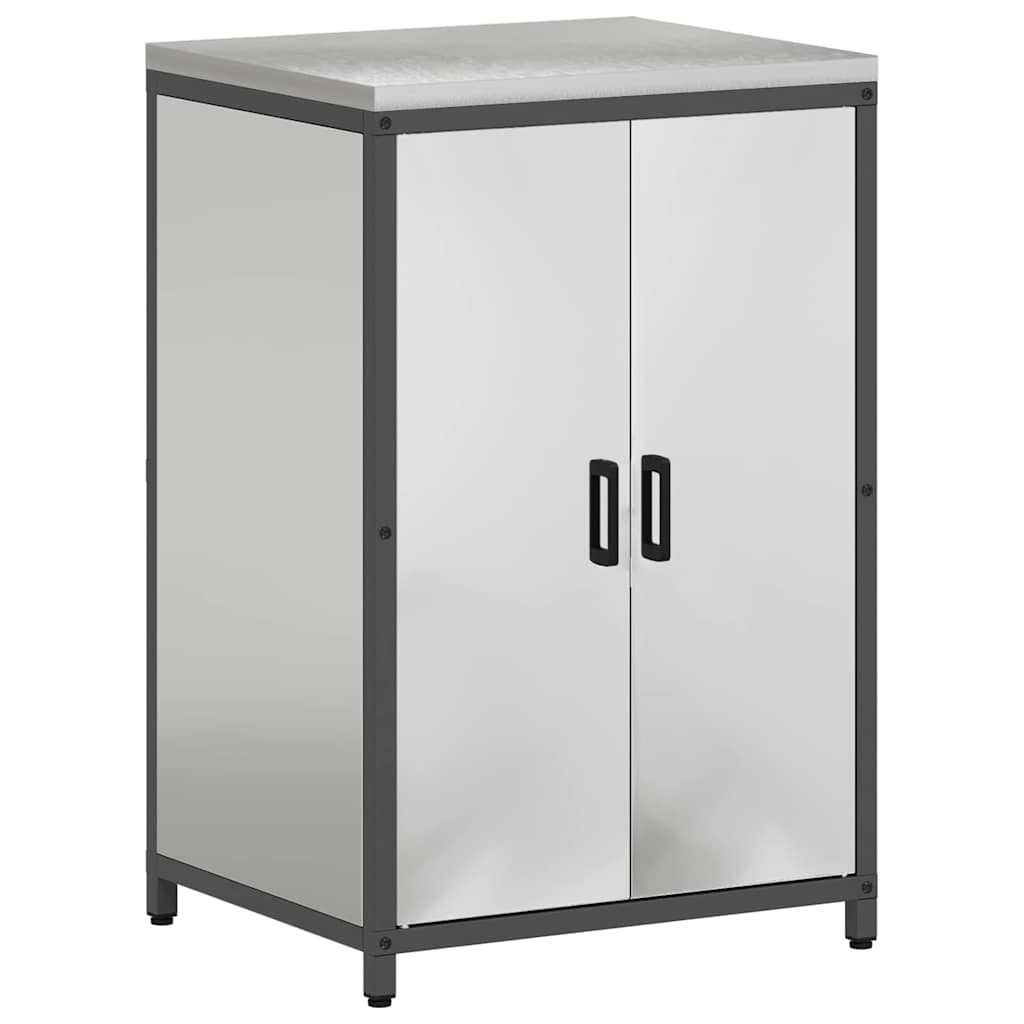 Kitchen Storage Set HATTEM 2 pcs Silver Galvanised Steel