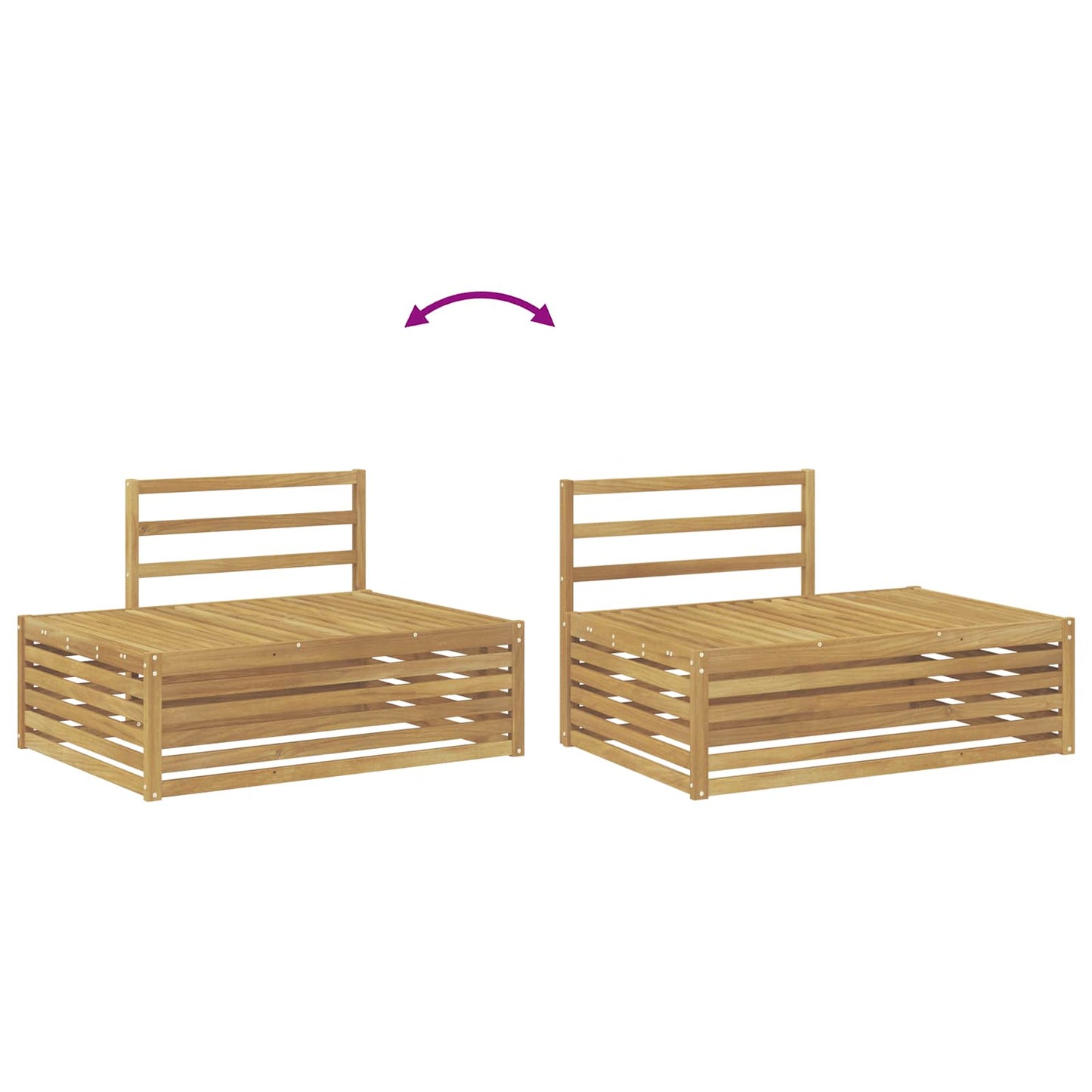 4 pcs Outdoor Sofa Set White