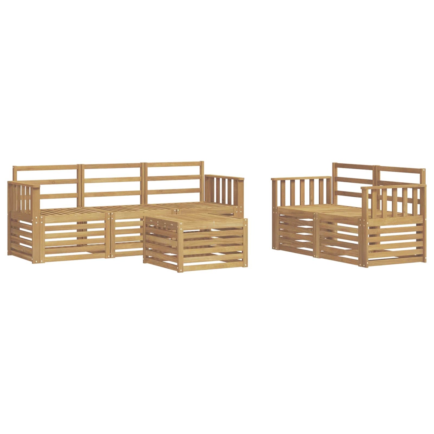 Sofa Sets Solid Acacia Wood
