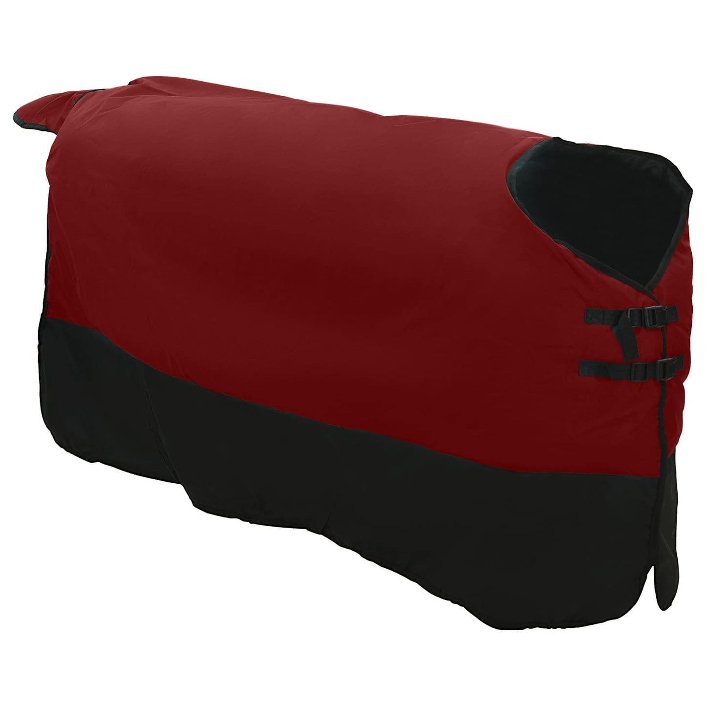 Horse Blanket Bordeaux and Black 75 cm Polyester