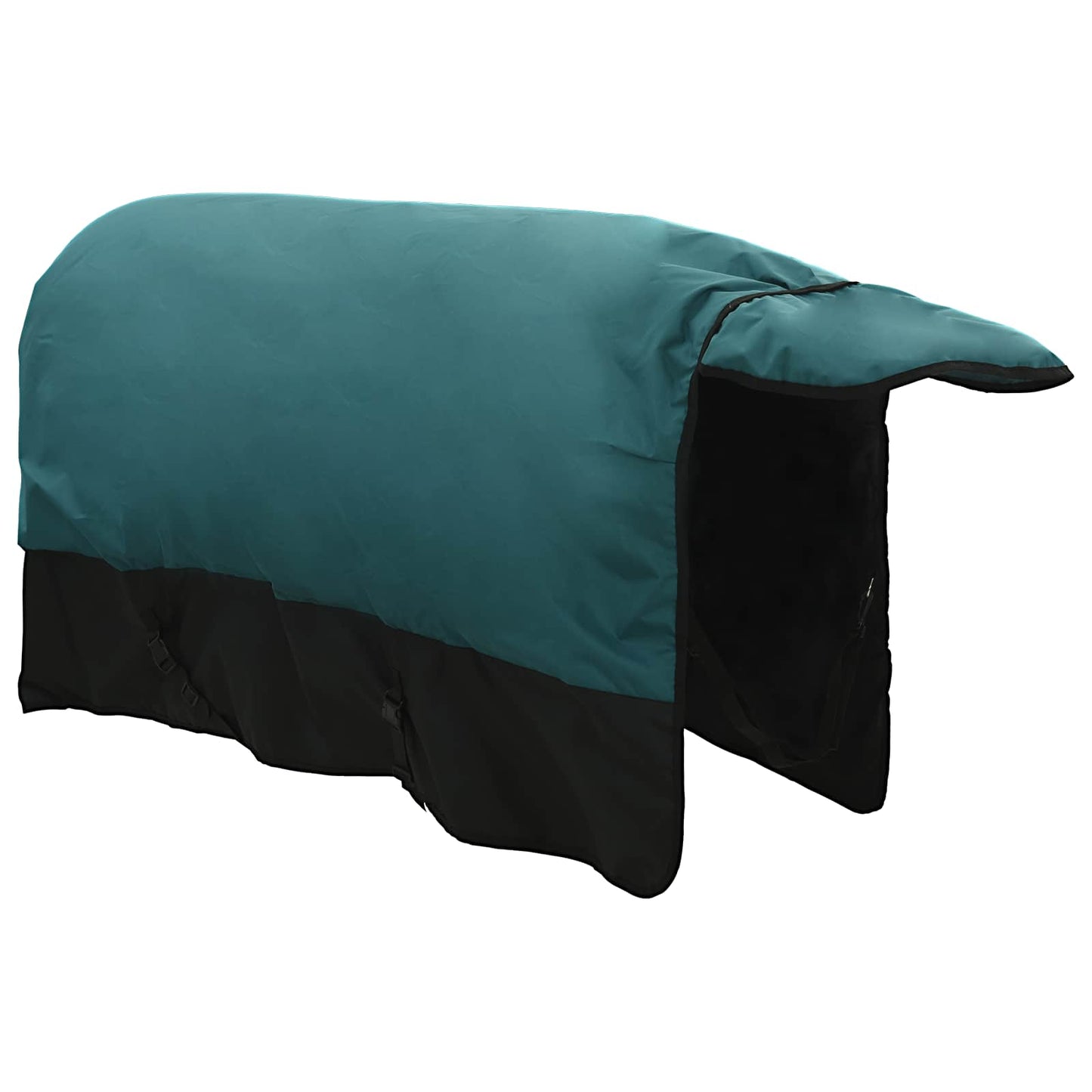 Horse Blanket Dark Green and Black 125 cm Polyester