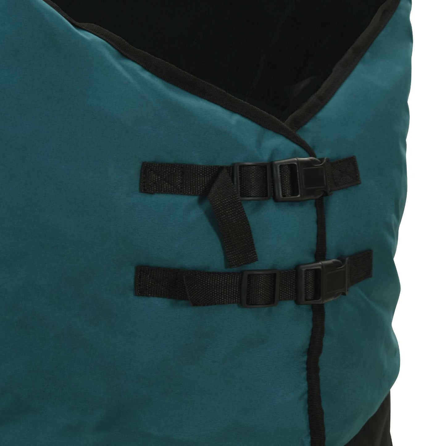 Horse Blanket Dark Green and Black 165 cm Polyester