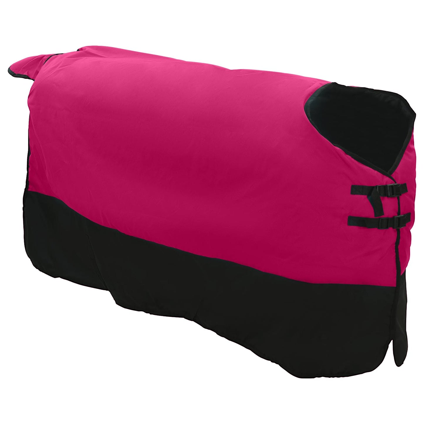 Horse Blanket Pink and Black 165 cm Polyester