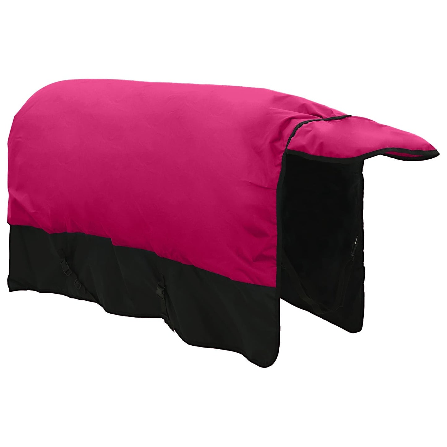 Horse Blanket Pink and Black 165 cm Polyester