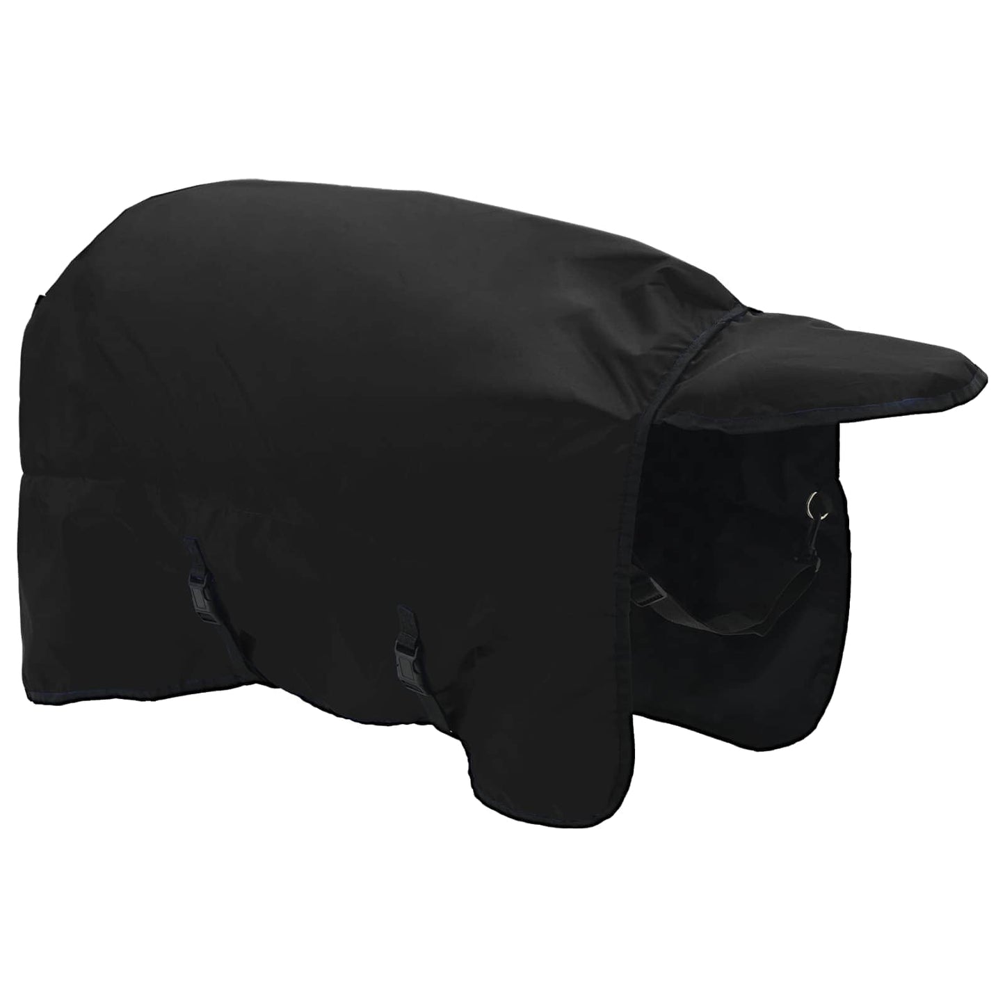 Horse Blanket Full Black 165 cm Polyester