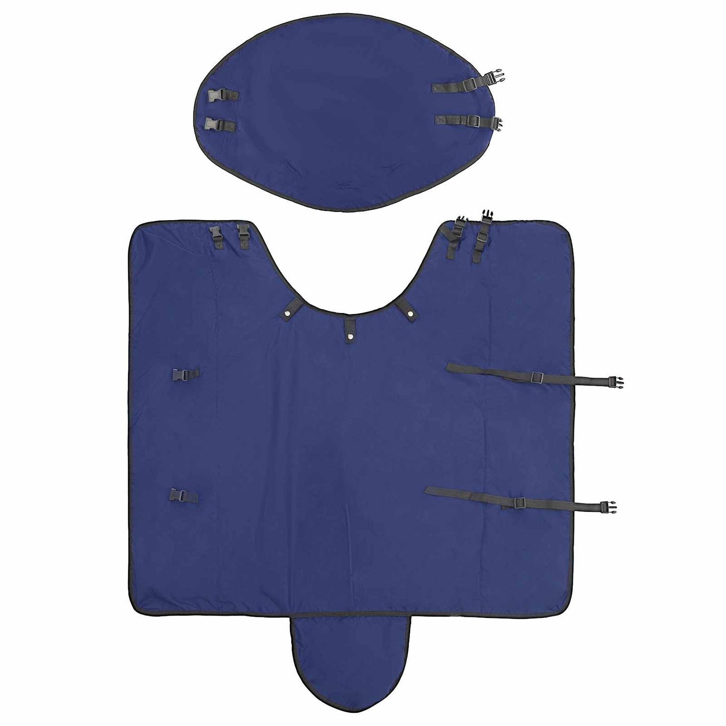 Horse Blanket Full Navy Blue 95 cm Polyester