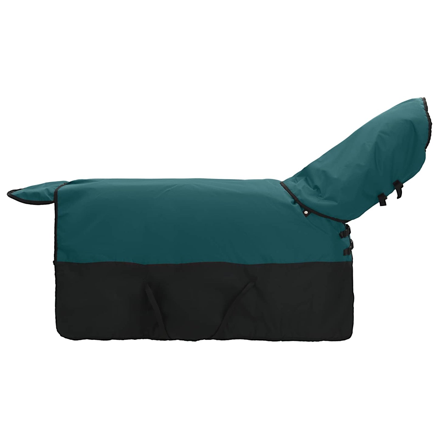 Horse Blanket Dark Green and Black 95 cm Polyester