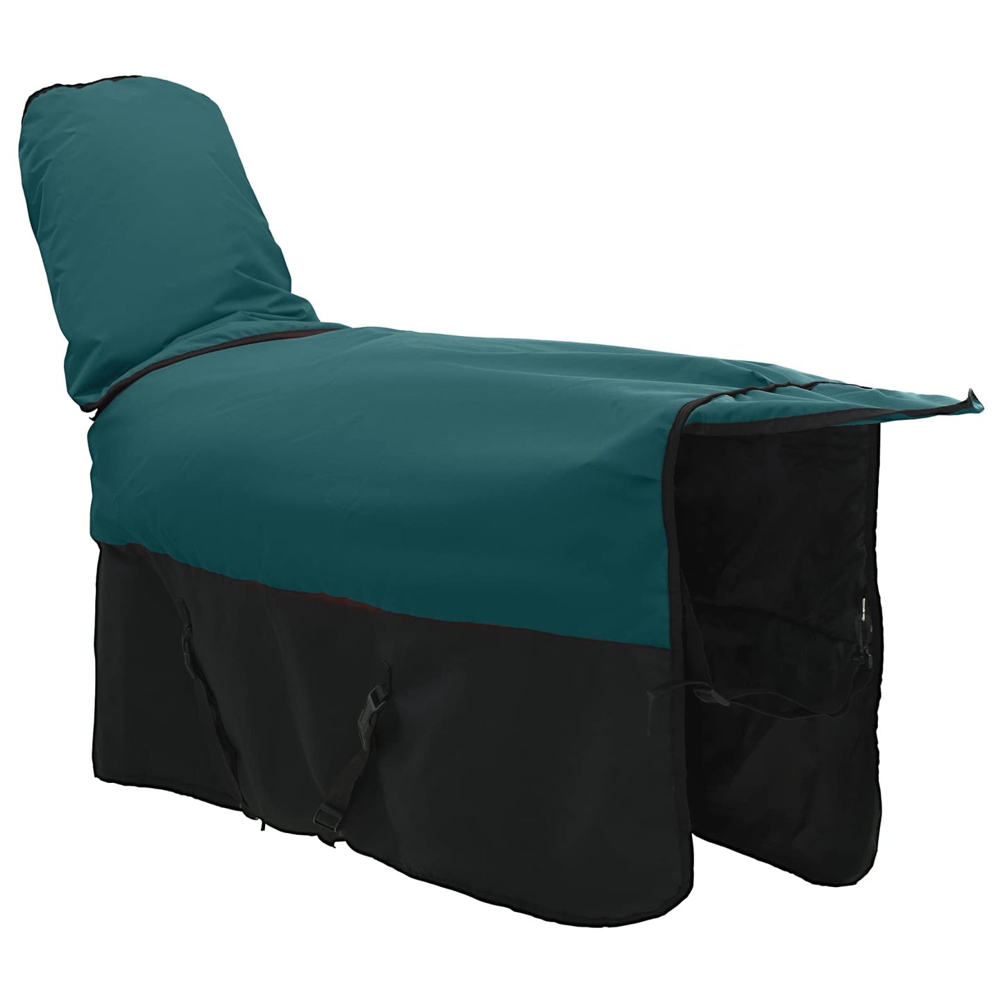 Horse Blanket Dark Green and Black 115 cm Polyester