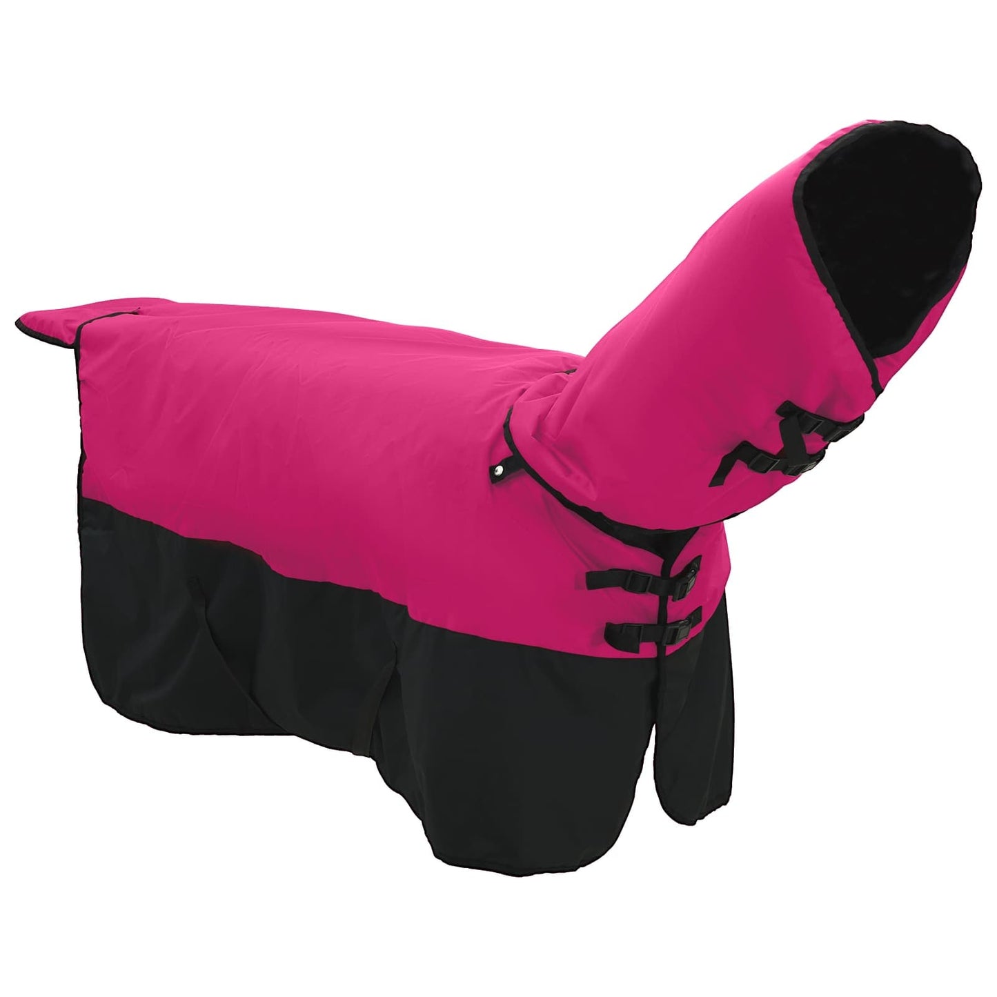 Horse Blanket Pink and Black 75 cm Polyester