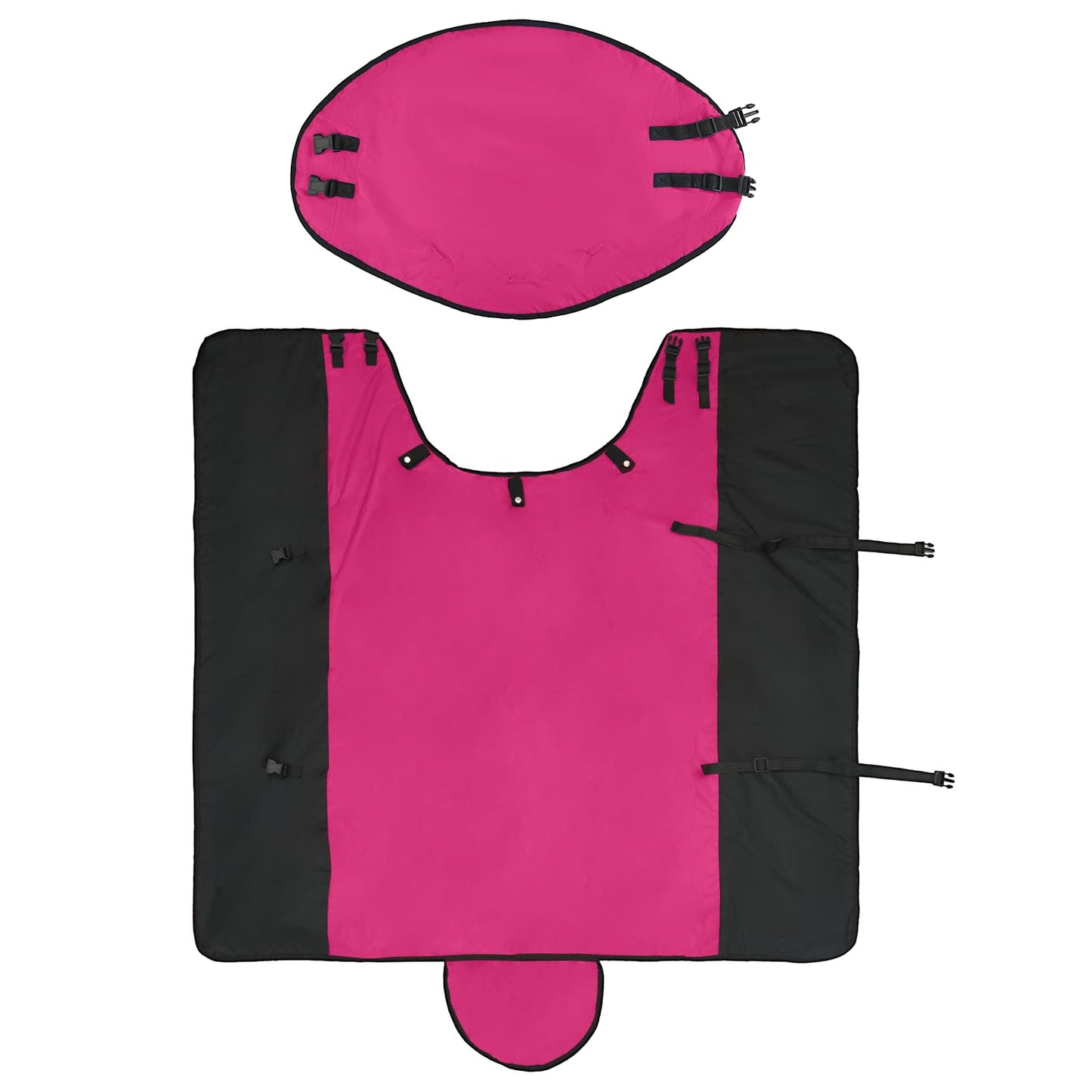 Horse Blanket Pink and Black 115 cm Polyester