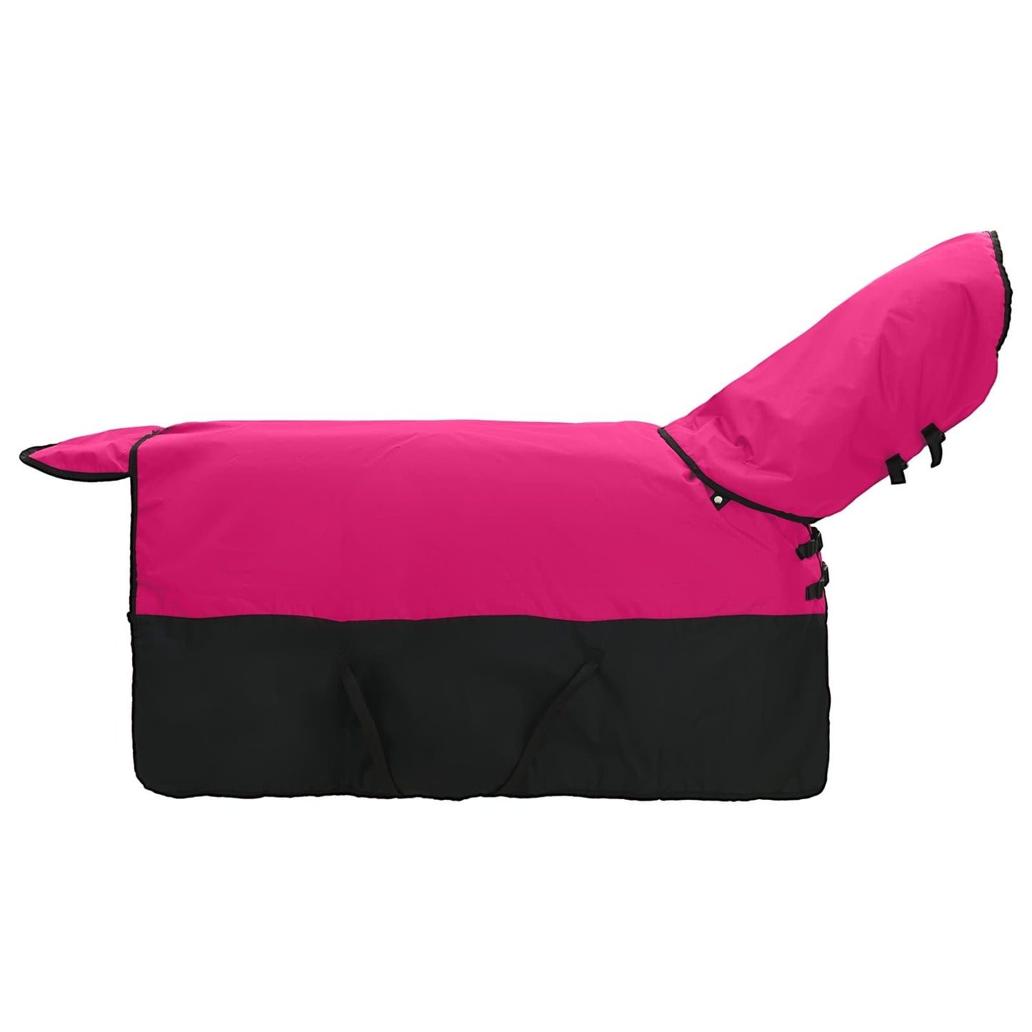 Horse Blanket Pink and Black 135 cm Polyester