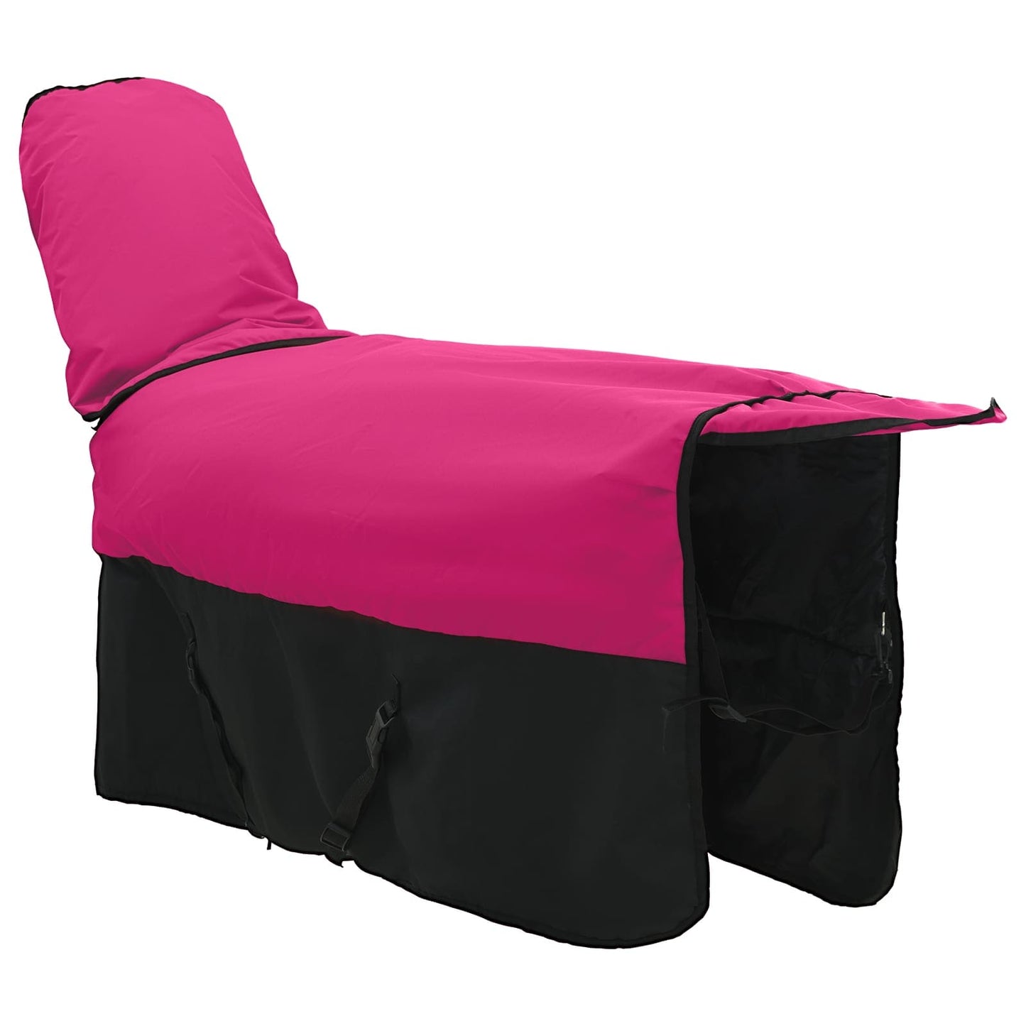Horse Blanket Pink and Black 135 cm Polyester