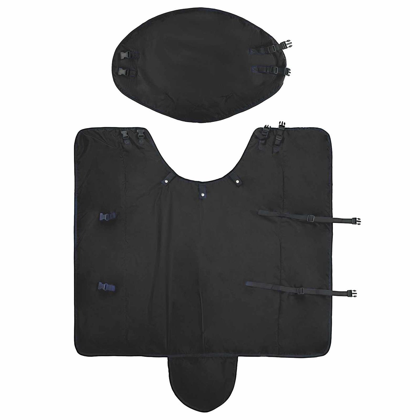 Horse Blanket Full Black 155 cm Polyester