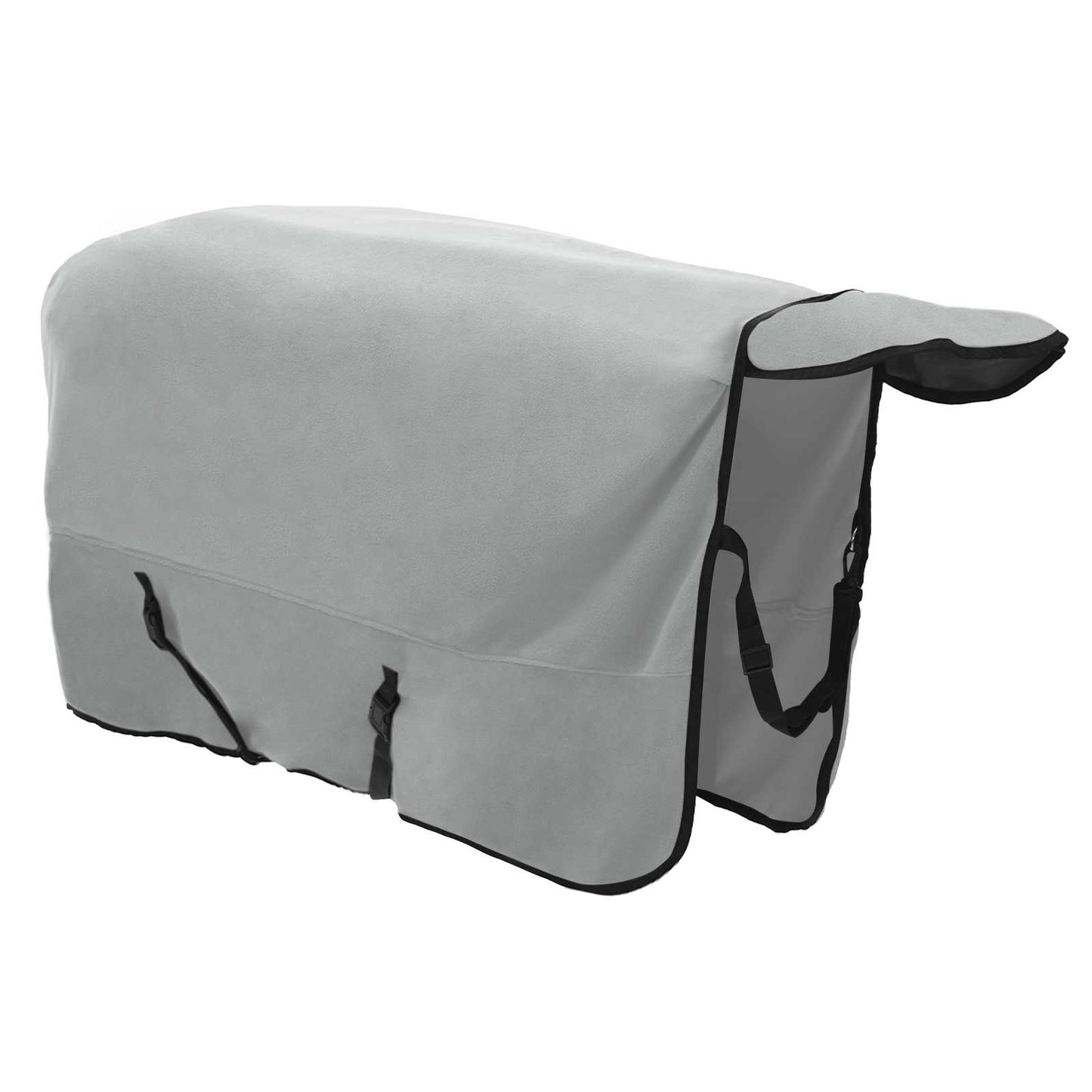 Horse Blanket Full Light Grey and Pink 125 cm Polyester