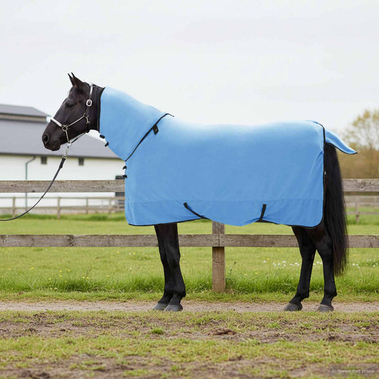 Horse Blanket Full Aqua 165 cm Polyester