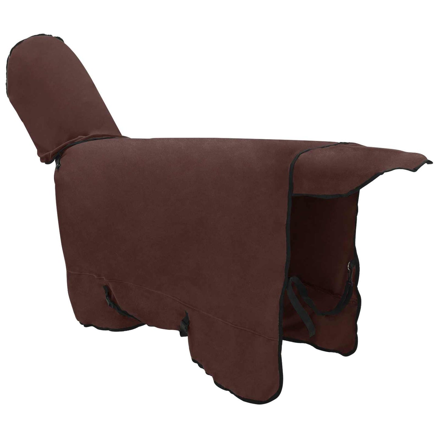 Horse Blanket Full Dark Brown 135 cm Polyester