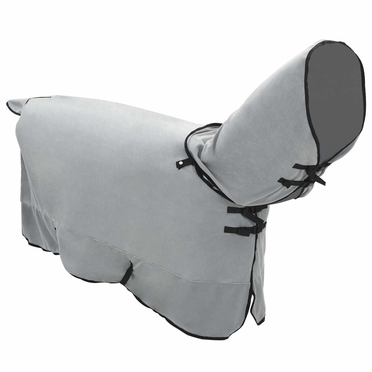 Horse Blanket Full Light Grey and Pink 165 cm Polyester