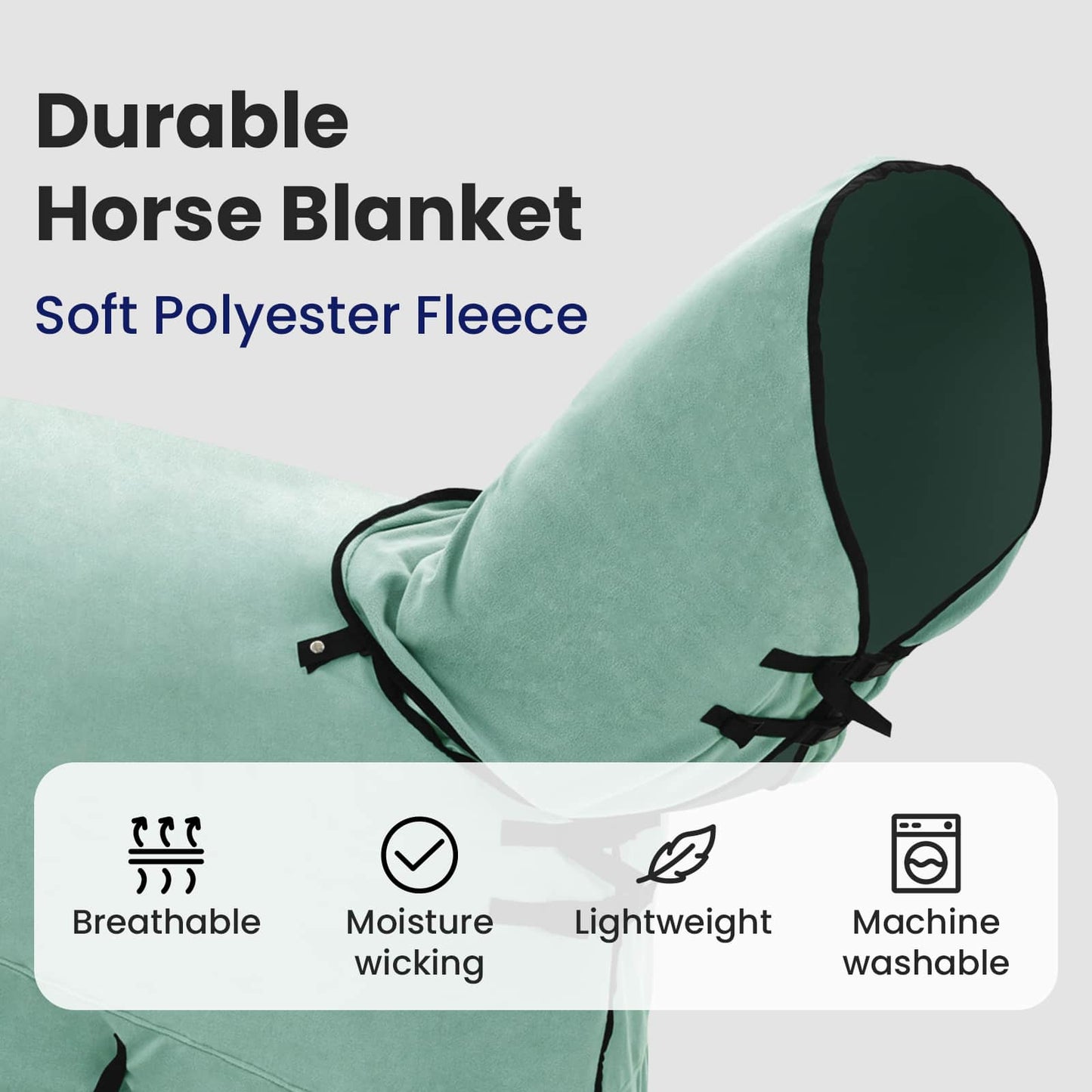 Horse Blanket Special Green 165 cm Polyester