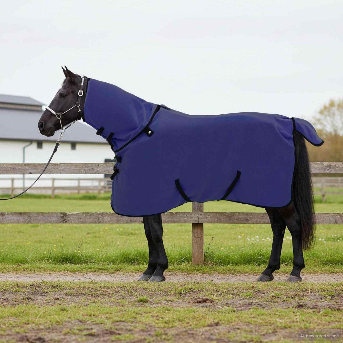 Horse Blanket Navy Blue 75 cm Polyester