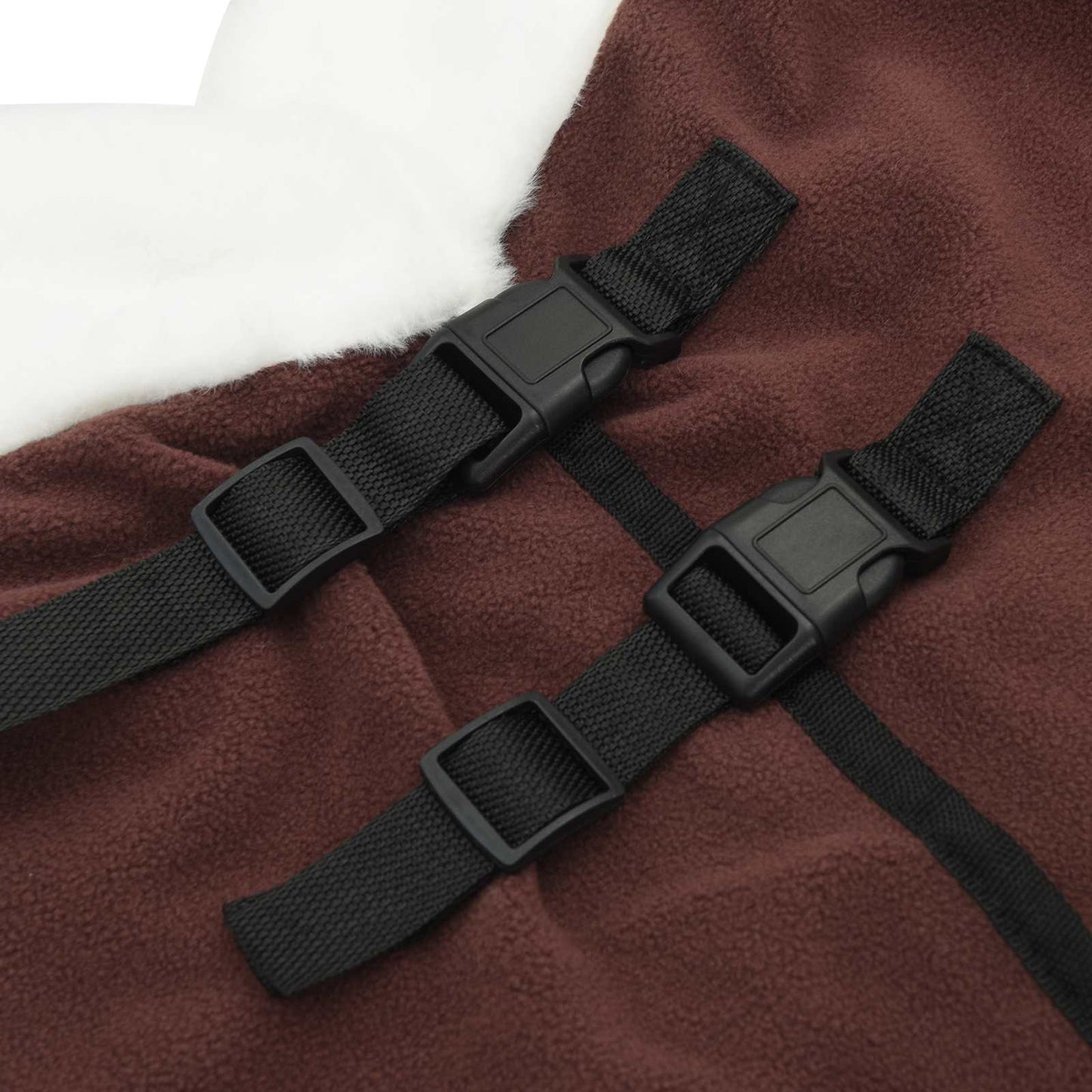 Horse Blanket Full Dark Brown 95 cm Polar fleece