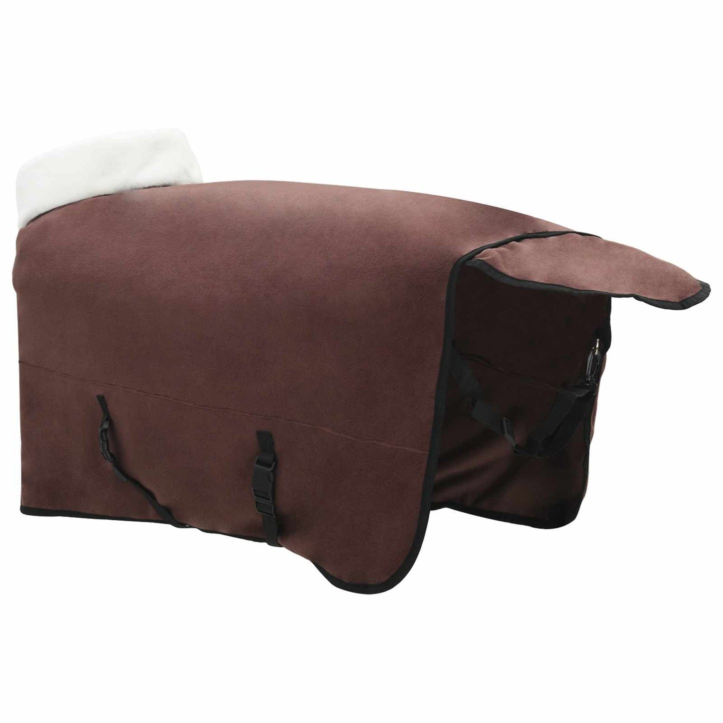 Horse Blanket Full Dark Brown 125 cm Polar fleece