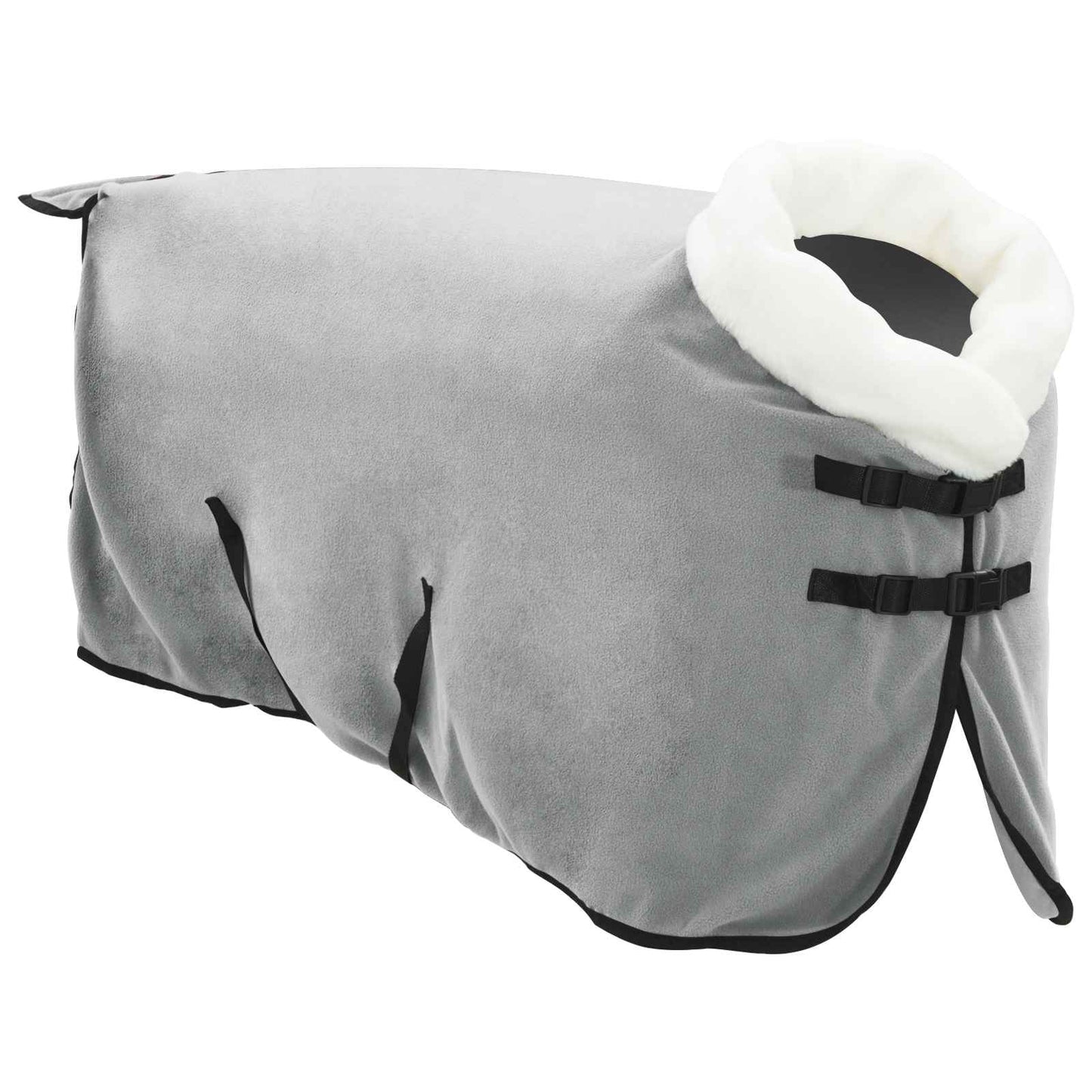 Horse Blanket Full Light Grey and Pink 85 cm Polar fleece