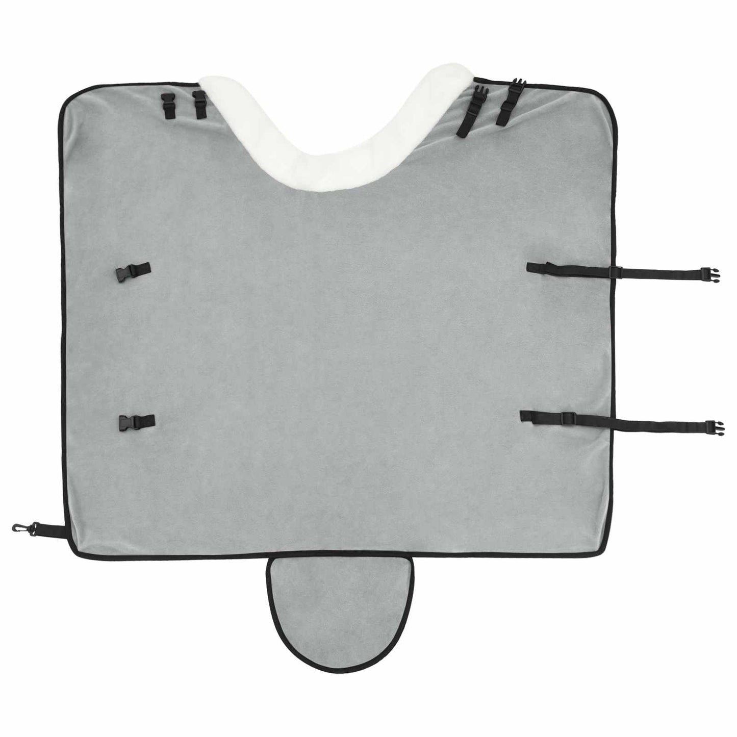 Horse Blanket Full Light Grey and Pink 105 cm Polar fleece