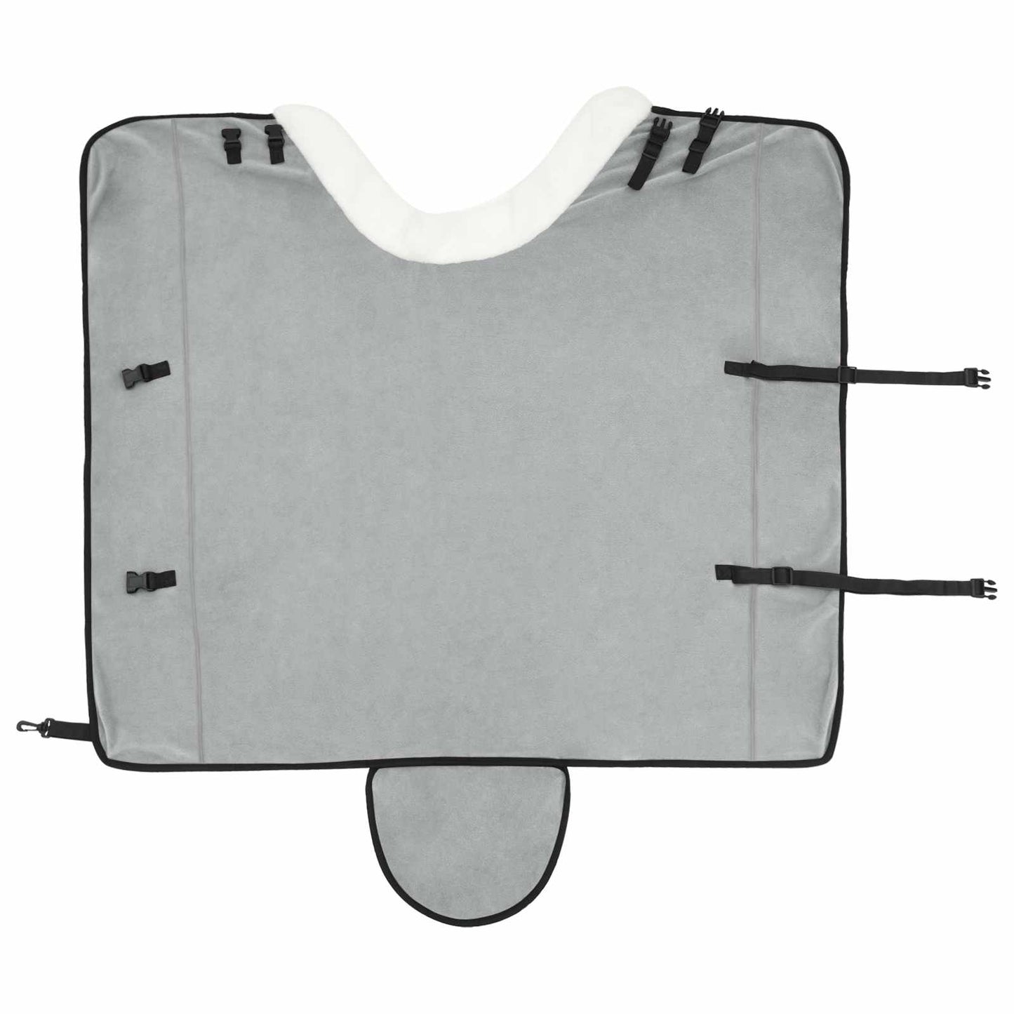 Horse Blanket Full Light Grey and Pink 135 cm Polar fleece