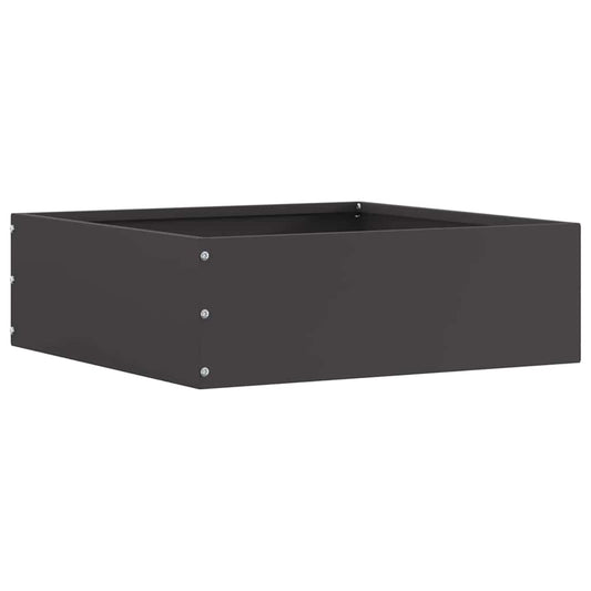 Lawn Edging 40 x 40 x 13 cm Steel Black
