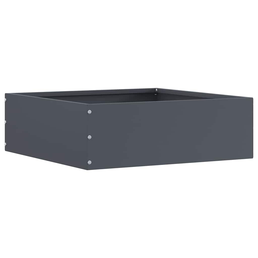 Lawn Edging Anthracite 40 x 40 x 13 cm Steel