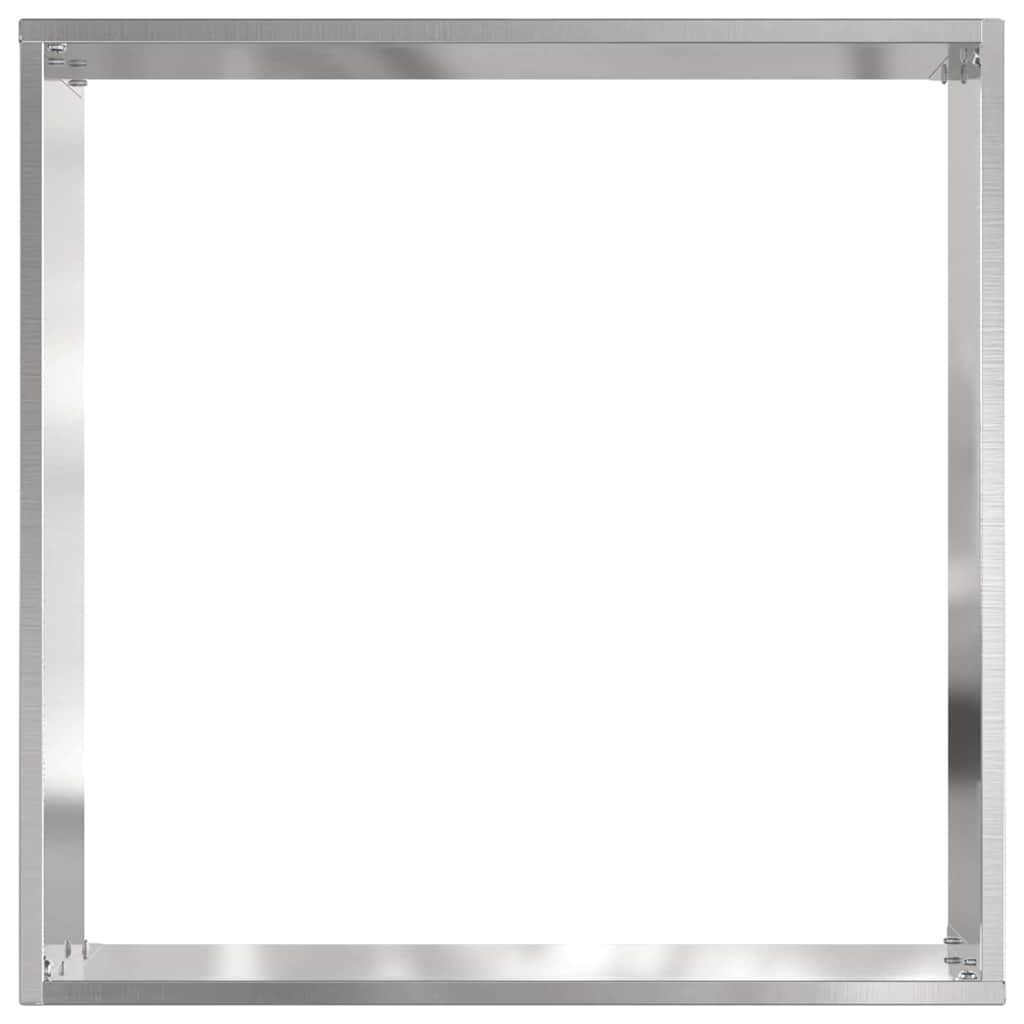 Lawn Edging Silver 40 x 40 x 13 cm Stainless Steel