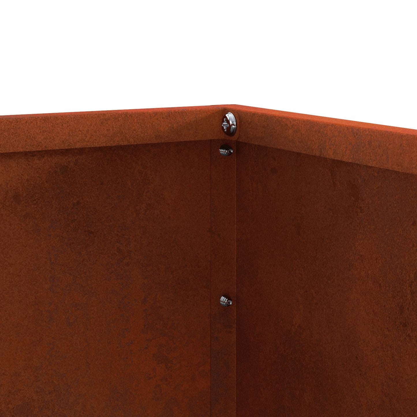 Lawn Edging Rusty 40 x 40 x 13 cm Weathering Steel