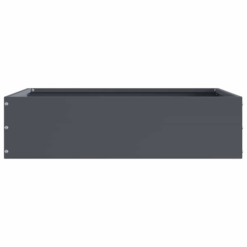 Lawn Edging 6 pcs Anthracite 50 x 50 x 13 cm Steel