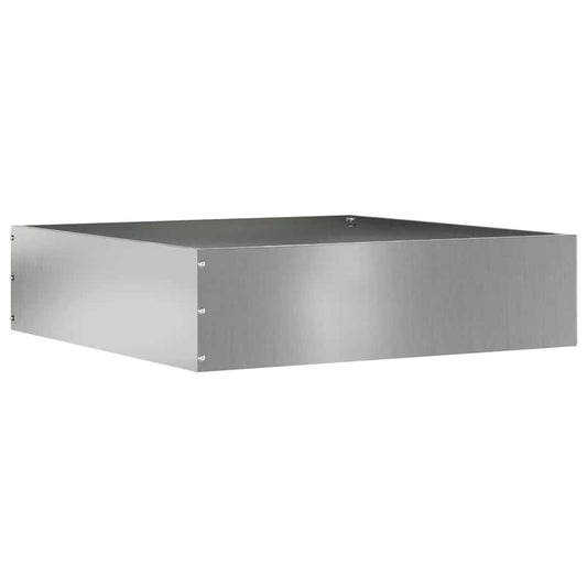 Lawn Edging 50 x 50 x 13 cm Galvanised Steel Silver