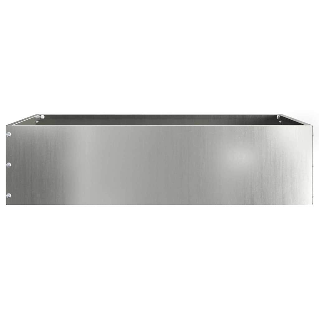 Lawn Edging Silver 50 x 50 x 13 cm Galvanised Steel