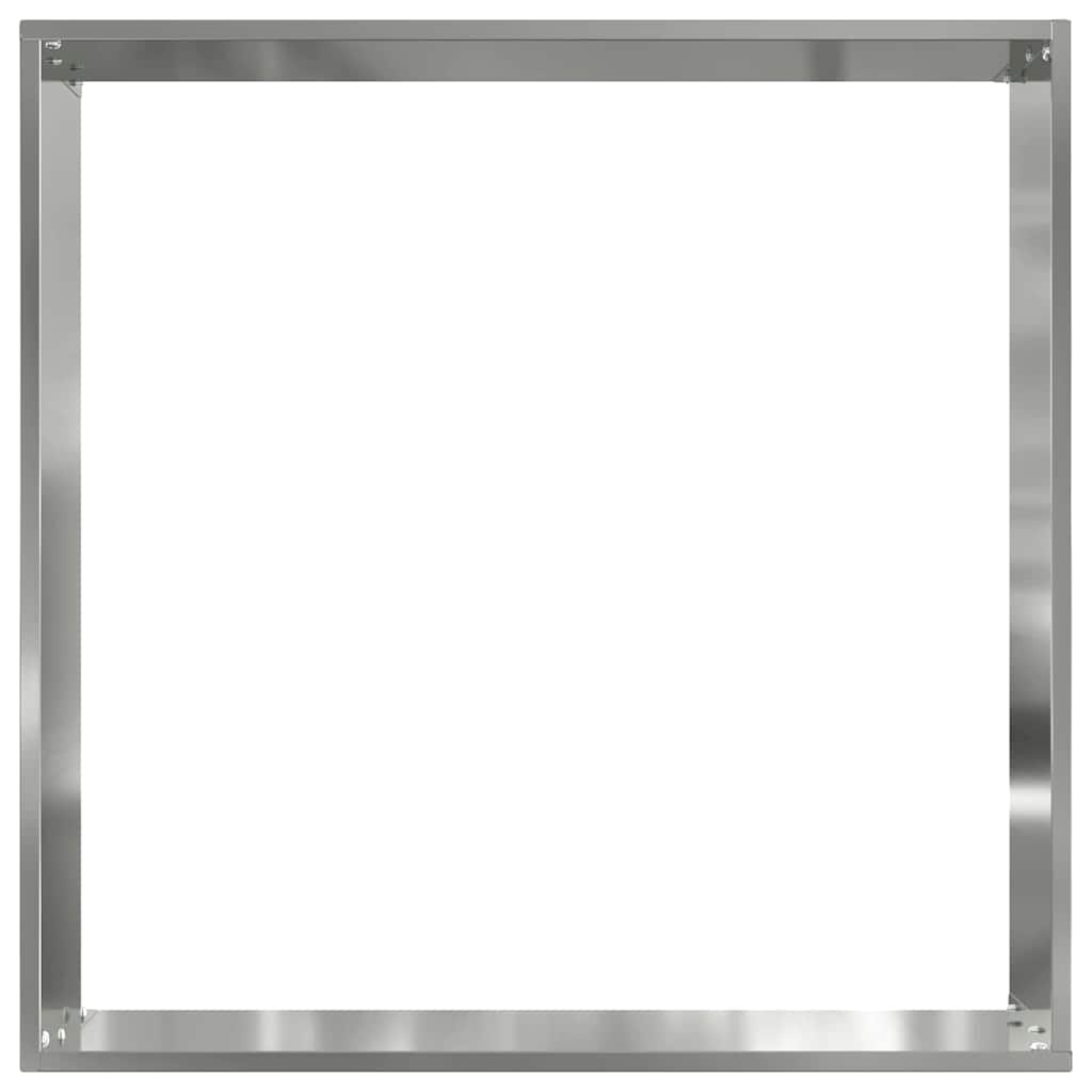 Lawn Edging 6 pcs Silver 50 x 50 x 13 cm Galvanised Steel